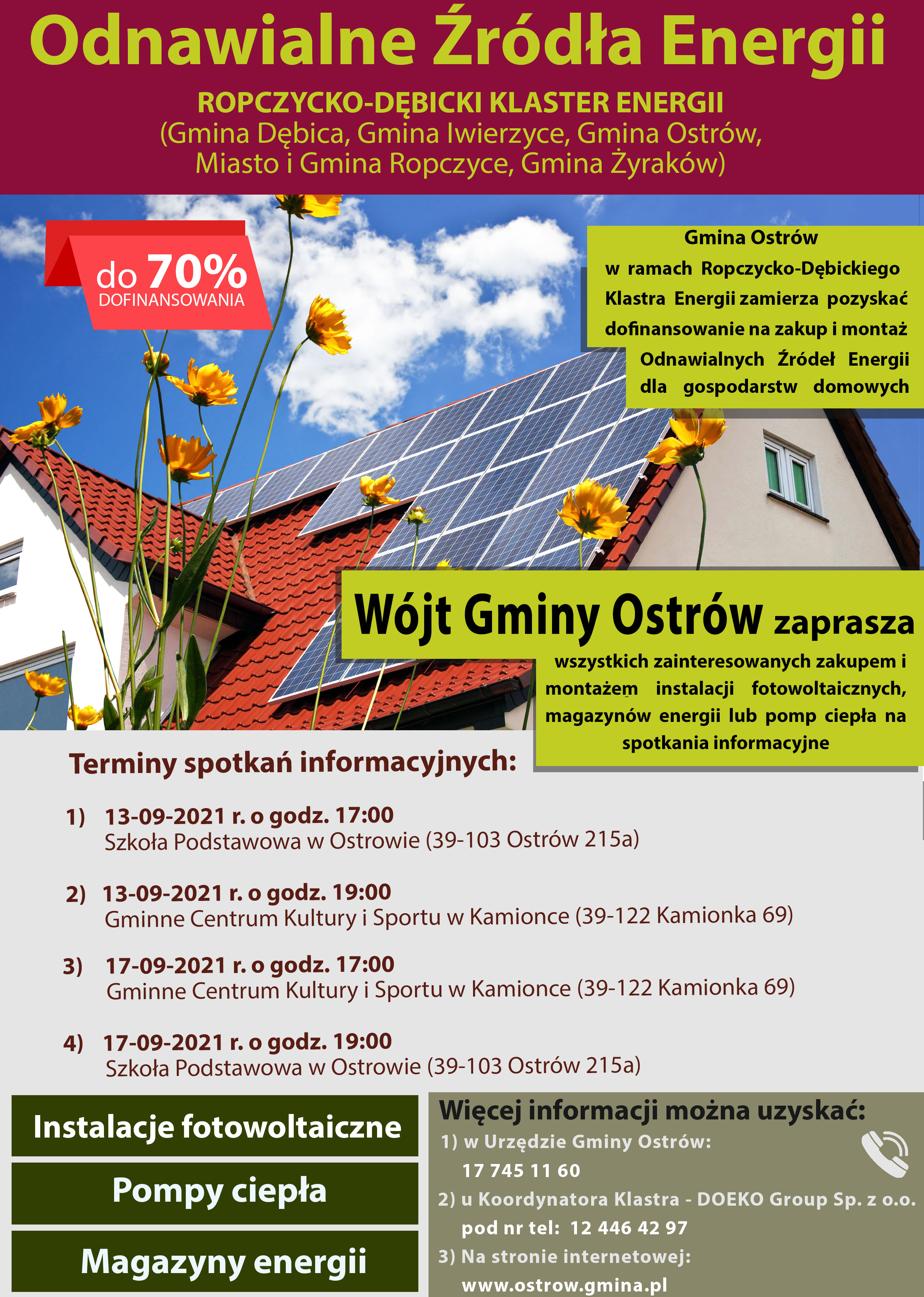 plakat wzór do mieszkańców parasolowy Ostrów1